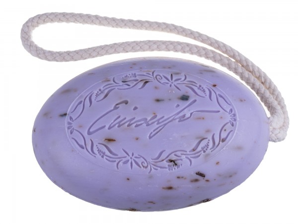 Kordelseife mit Sheabutter Lavendel