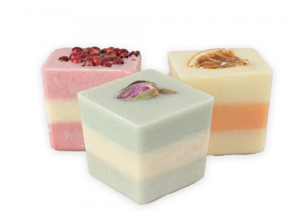 Ovis Schafmilch-Badewürfel Poesie (3er Set)