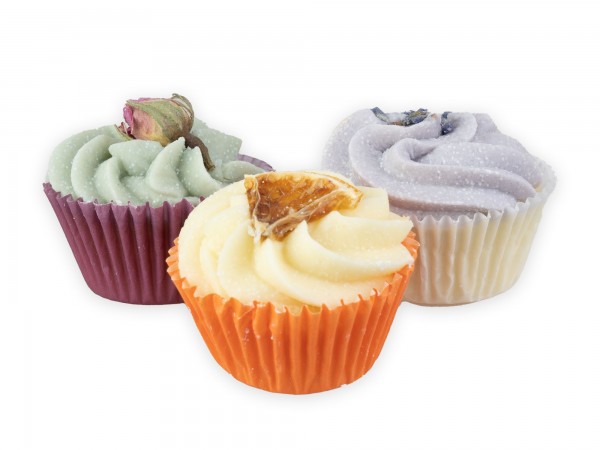 Ovis Schafmilch-Badecupcakes Sensual (3er Set)