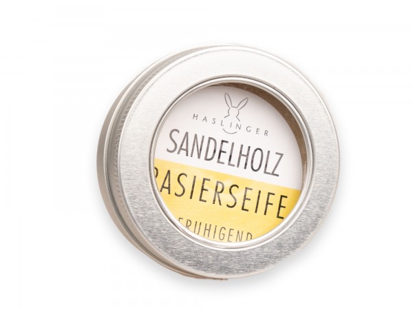 Haslinger Rasierseife Sandelholz 60 g Aludose