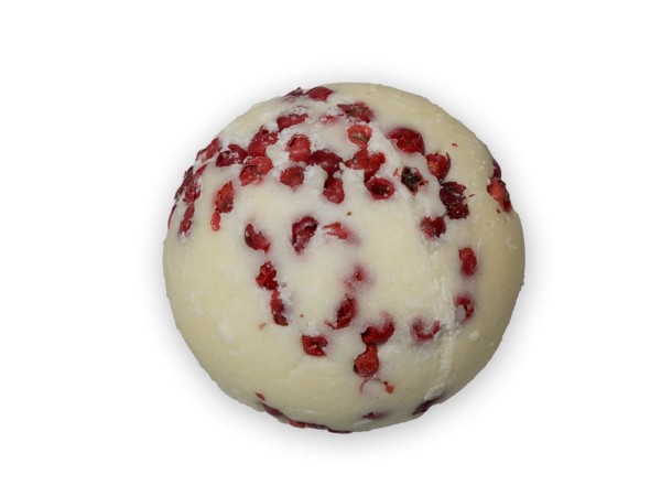 Badekugel mit Schafmilch Rosa Pfeffer-Cranberry